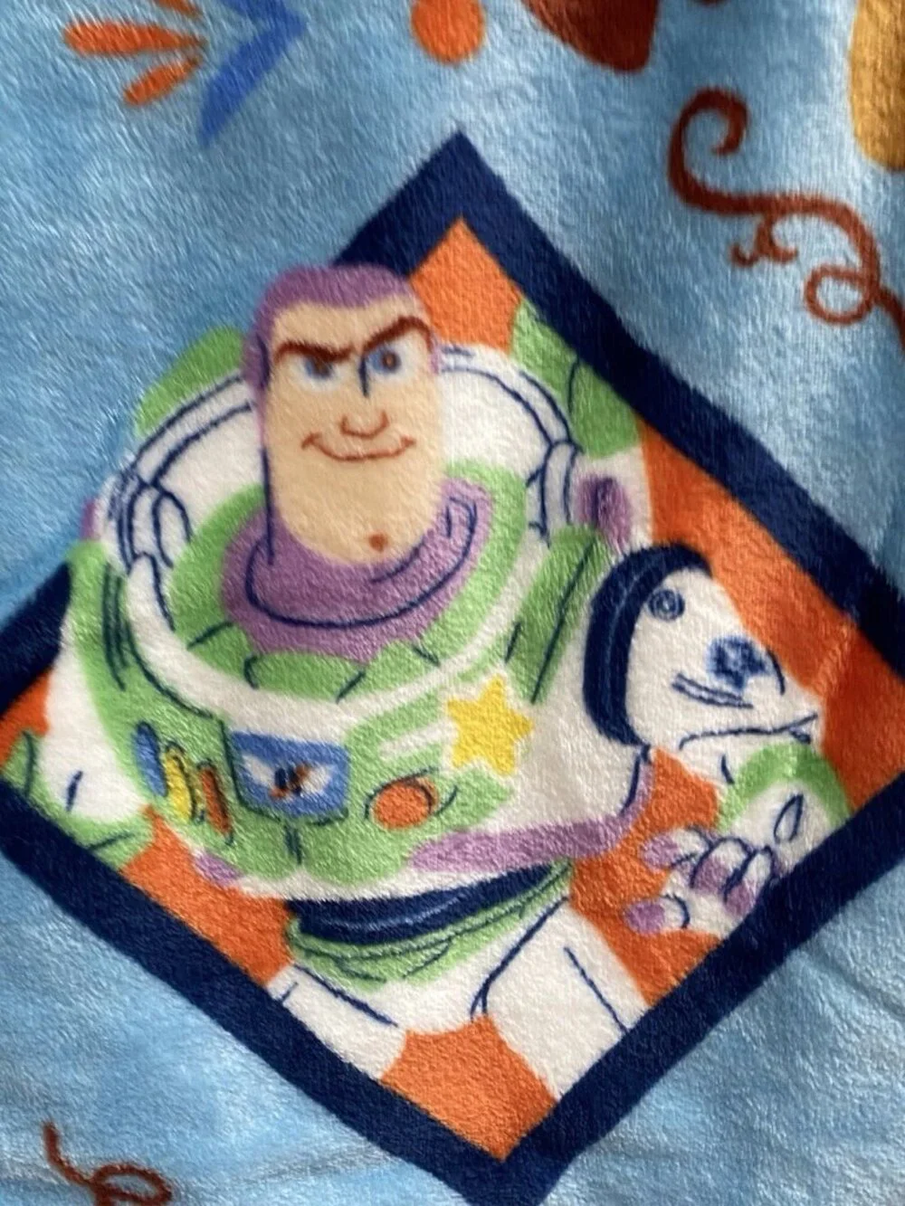 Disney Toy Story 5 Throw Blanket Woody Jessie Buzz Lightyear Bullseye 50” X 70”
